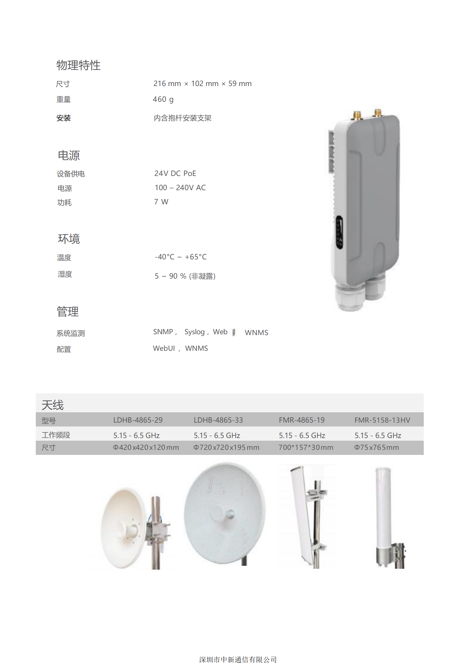 AMR5ac IP67防护的5GHz基站  (图4)